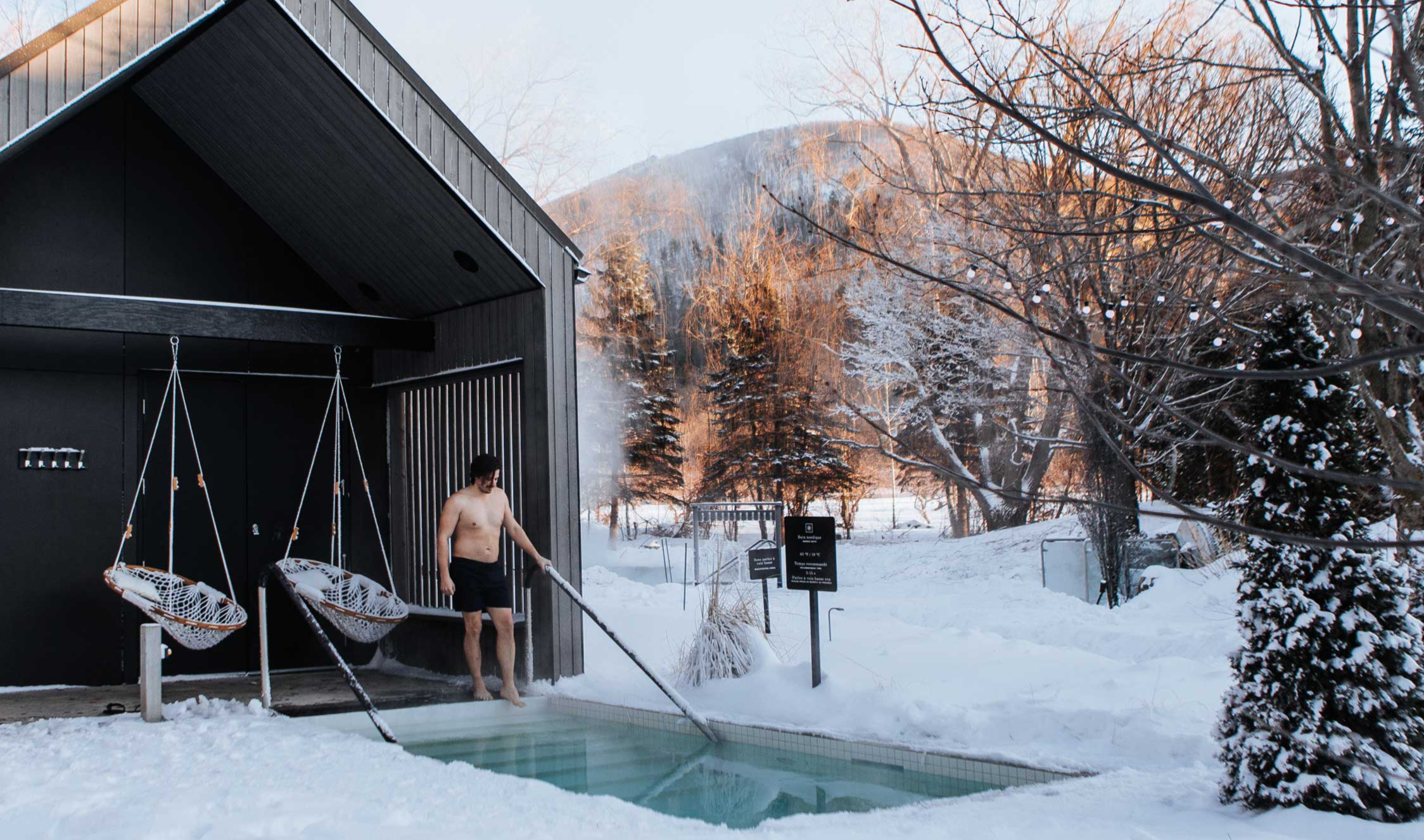 Les installations extérieures en hiver